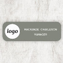 Search for green name tags Logo
