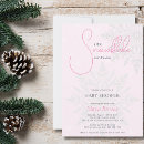 Search for snowflake invitations Typography