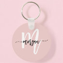 Search for monogram key rings Cute