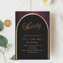 Search for black burgundy gold invitations Modern