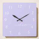 Search for lavender clocks Girly