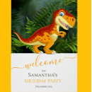 Search for boy birthday invitations posters Dinosaur