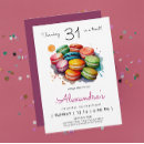 Search for macaron birthday invitations Elegant