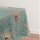 Search for peacock feather tablecloths Elegant