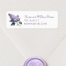 Search for lilac flower return address labels Pretty