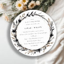 Search for goth bridal shower invitations Modern elegant