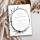 Search for goth bridal shower invitations Botanical