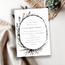Search for goth invitations Simple minimal