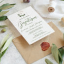 Search for green wreath invitations Modern