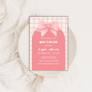 Search for gingham baby girl shower invitations Modern