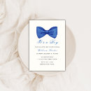 Search for bow tie baby boy shower invitations Modern