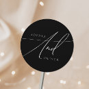 Search for rustic elegant wedding stickers Modern calligraphy
