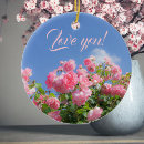 Search for pink flowers christmas tree decorations Photograph
