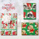 Search for kitty christmas wrapping paper Cute