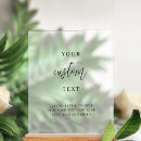 Search for wedding tabletop signs Black and white
