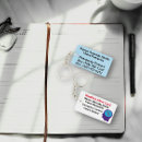 Search for emergency contact key rings Information