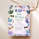 Search for mermaid 2nd birthday invitations Splish splash