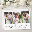 Search for newlywed couple invitations We got married