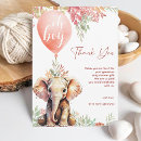 Search for elephant baby shower thank you cards Balloon