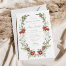 Search for winter greenery invitations Calligraphy