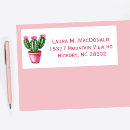 Search for pink and white return address labels Typography