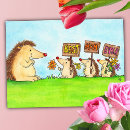 Search for funny flowers postcards Cartoon