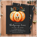 Search for stylish thanksgiving invitations Orange
