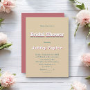 Search for groovy bridal shower invitations Elegant