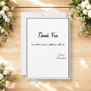 Search for black and white thank you cards Classic