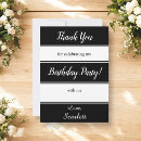 Search for black white stripes thank you cards Chic