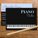 Search for piano business cards Modern