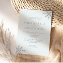 Search for snow wedding invitations Watercolor