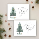 Search for tree thank you cards Green