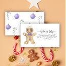 Search for gingerbread man invitations Winter