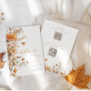 Search for fall floral bridal shower invitations Brown