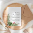 Search for poinsettia wedding invitations Typography