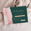 Search for emerald green and gold wedding rsvp cards Kindly reply