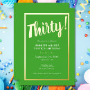 Search for elegant green and white invitations Minimalist