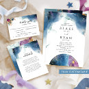 Search for jewel tone wedding invitations Watercolor