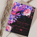 Search for cool sweet 16 invitations Purple