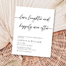 Search for happily ever after wedding reception invitations Simple