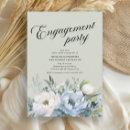 Search for blue engagement party invitations Greenery
