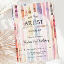 Search for artistic birthday invitations For kids