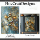 Search for clock tissue paper Decoupage