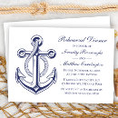 Search for nautical rehearsal dinner invitations Beach