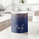 Search for blue glitter mugs Girly