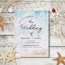 Search for destination elopement wedding invitations On the beach