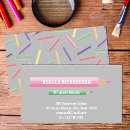Search for elementary business cards Back to school