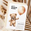 Search for bearly wait baby shower invitations Cute animal