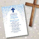Search for digital first communion invitations Cross